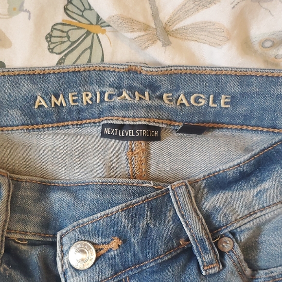 ☘️ American Eagle Skinny Kick Jeans 4S - Picture 5 of 7